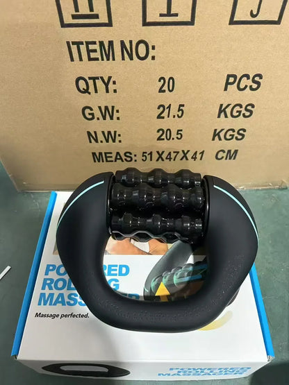 Powered Rolling Fascia Massager with Vibration Device