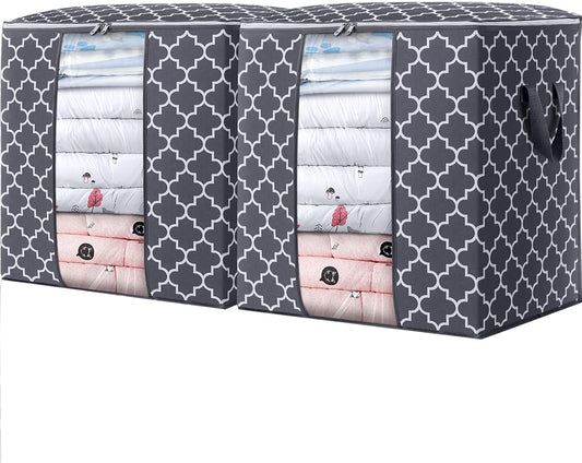 Large Storage Bags 2-Pack Foldable Organizer