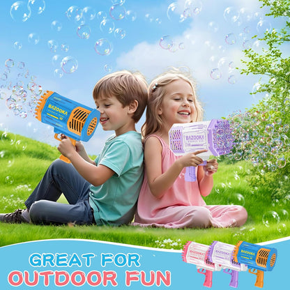 69-Hole Bubble Gun – Bubble Machine Toy for Kids