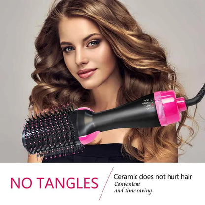 3-in-1 Hair Straightener Curler Dryer Brush