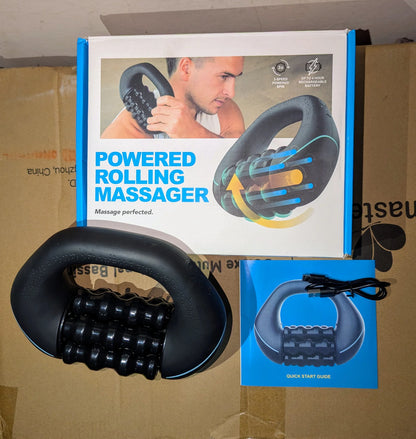 Powered Rolling Fascia Massager with Vibration Device